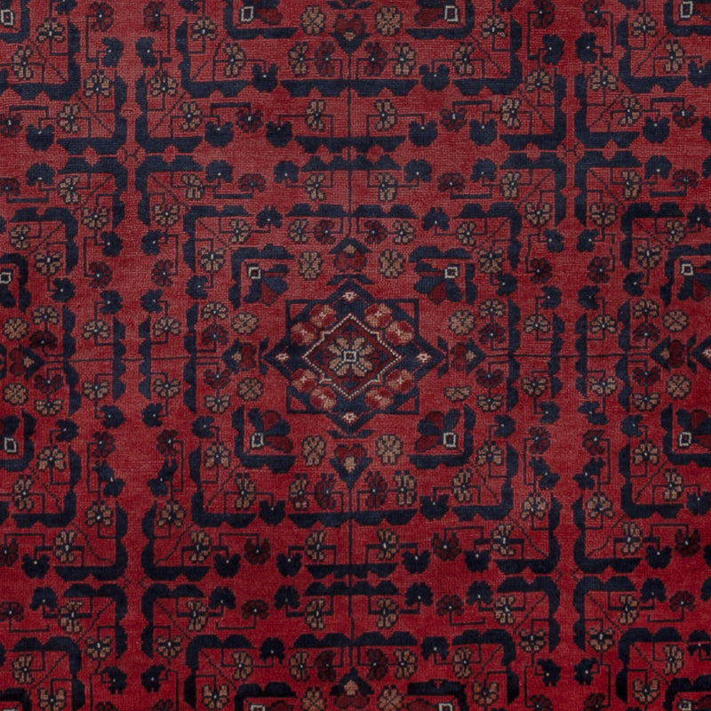 Afghan Rug - Royal - 198 x 153 cm - red