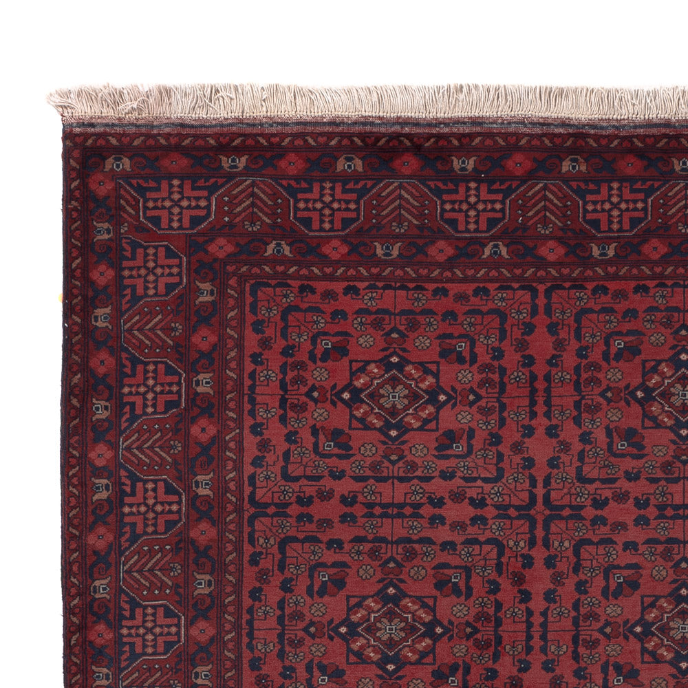 Afghan Rug - Royal - 198 x 153 cm - red