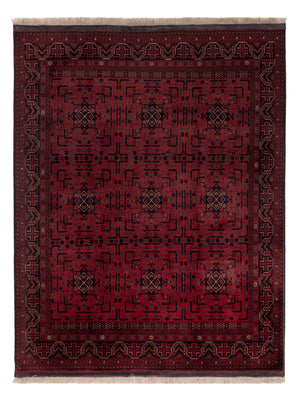 Afghan Rug - Royal - 191 x 148 cm - red