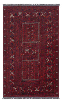 Afghan Rug - 252 x 154 cm - red
