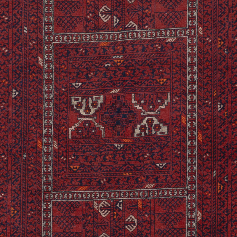 Afghan Rug - 252 x 154 cm - red