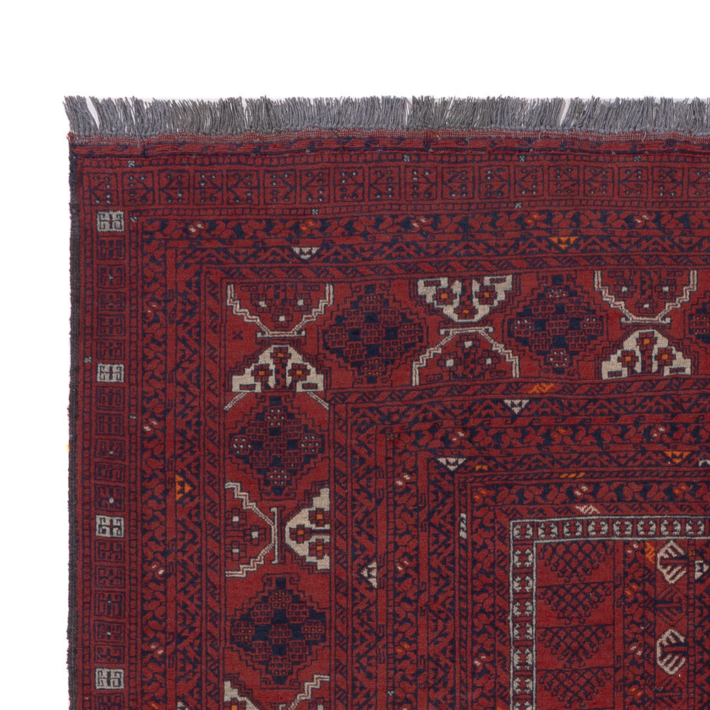 Afghan Rug - 252 x 154 cm - red