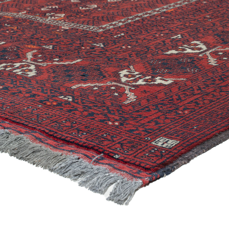 Afghan Rug - 252 x 154 cm - red