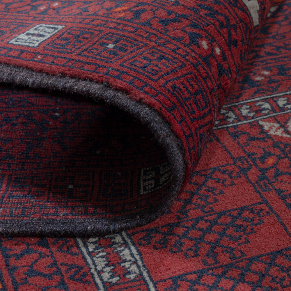 Afghan Rug - 252 x 154 cm - red