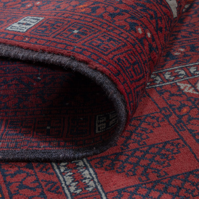 Afghan Rug - 252 x 154 cm - red