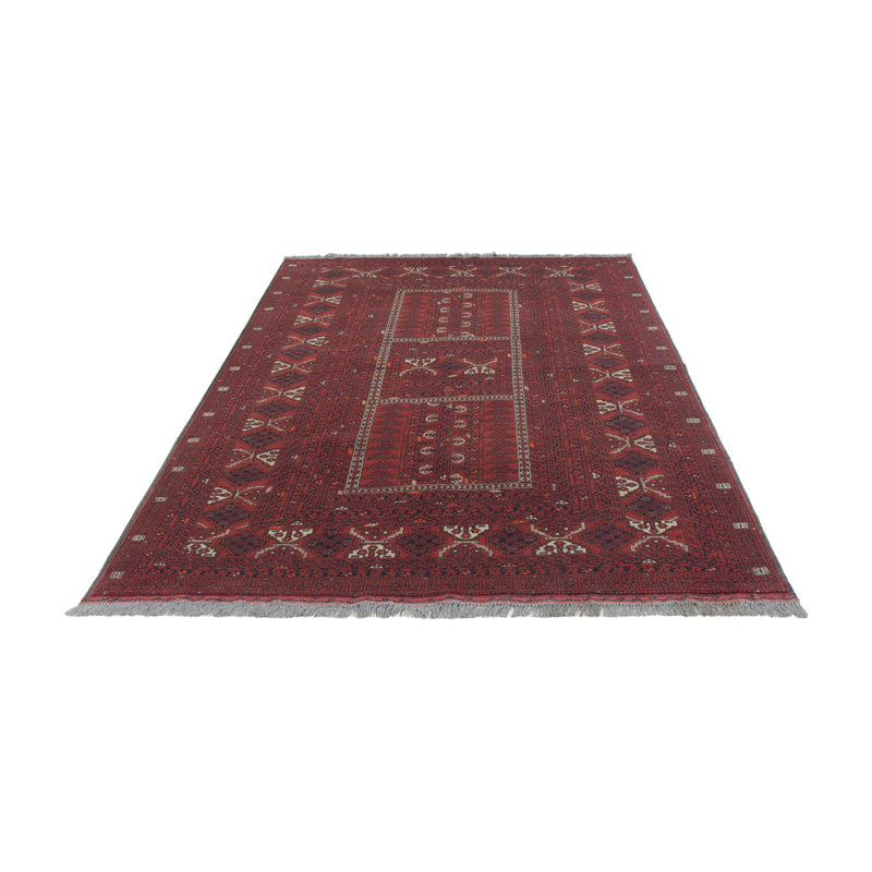Afghan Rug - 252 x 154 cm - red