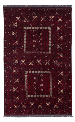 Afghan Rug - 258 x 159 cm - red