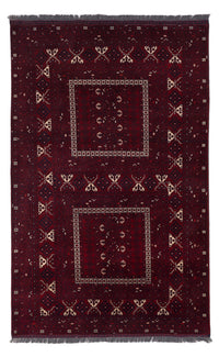Afghan Rug - 258 x 159 cm - red