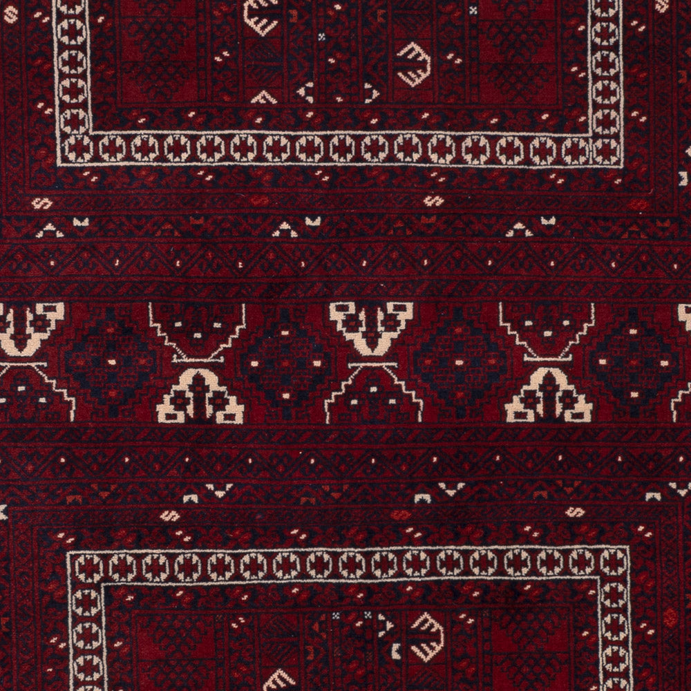 Afghan Rug - 258 x 159 cm - red