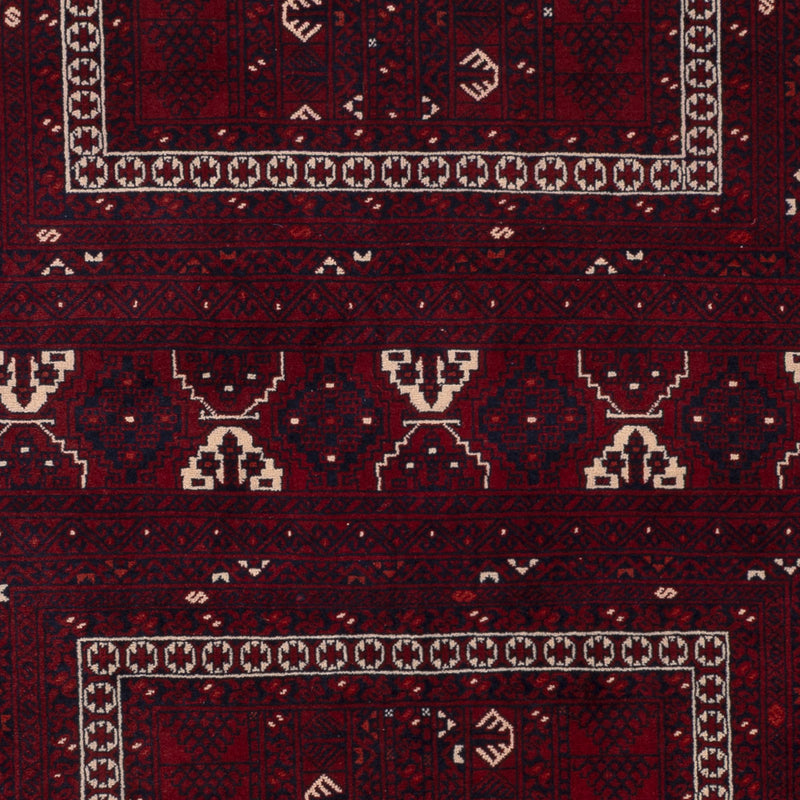 Afghan Rug - 258 x 159 cm - red