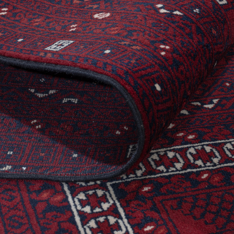 Afghan Rug - 258 x 159 cm - red