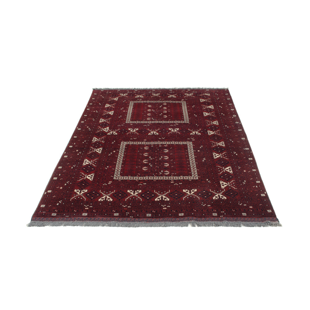 Afghan Rug - 258 x 159 cm - red