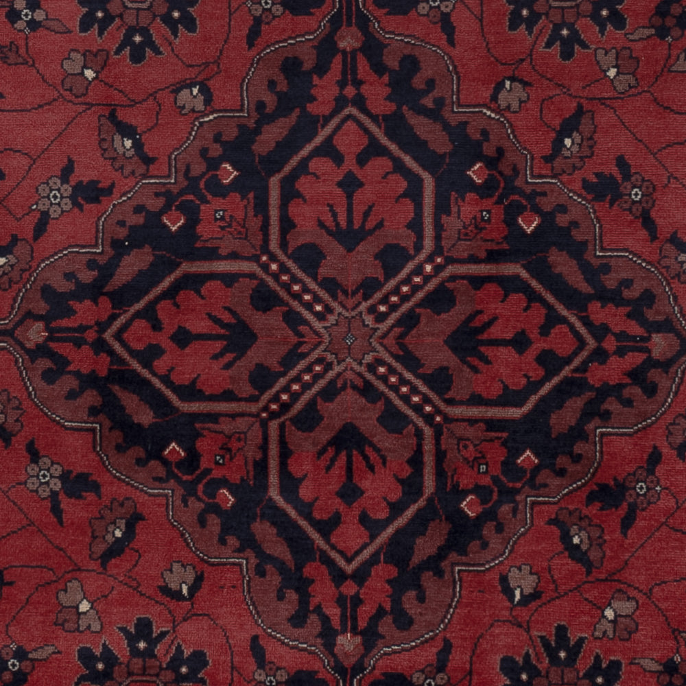 Afghan Rug - Royal - 200 x 148 cm - red