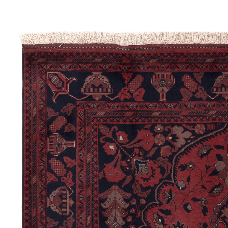 Afghan Rug - Royal - 200 x 148 cm - red
