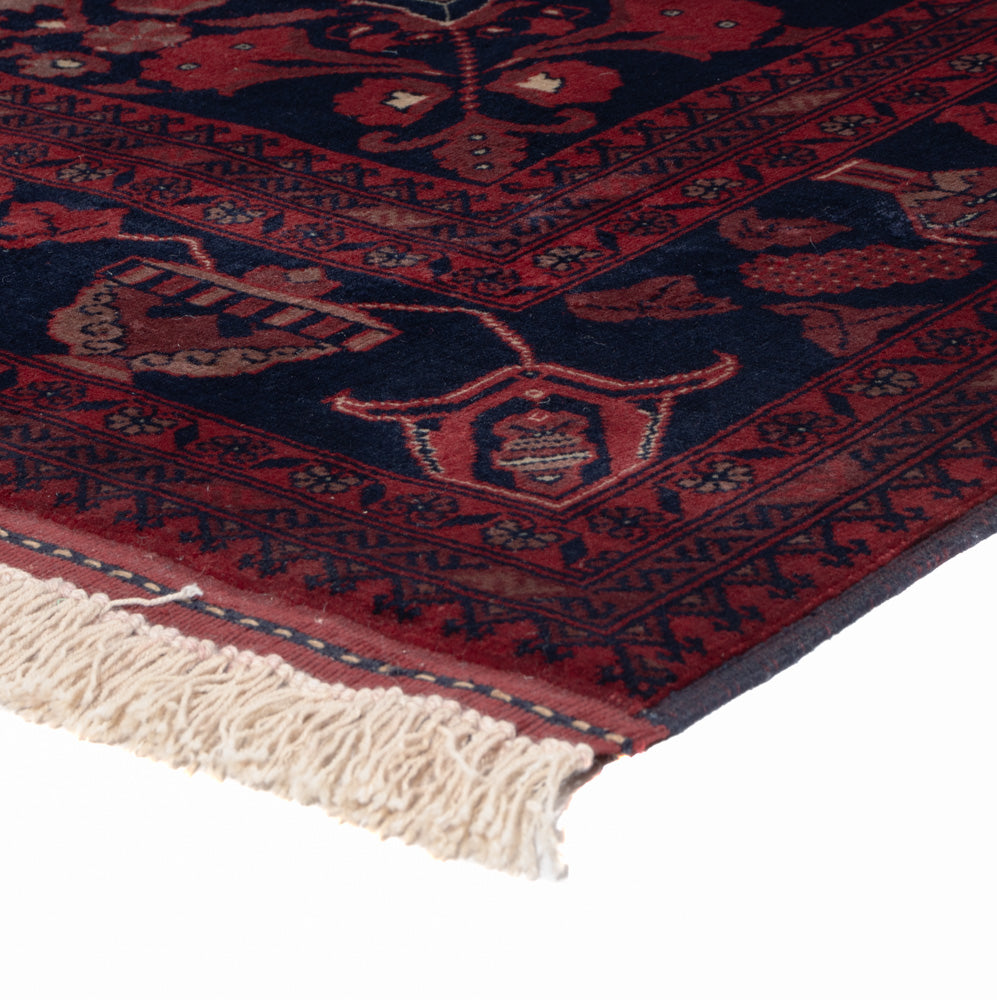 Afghan Rug - Royal - 200 x 148 cm - red