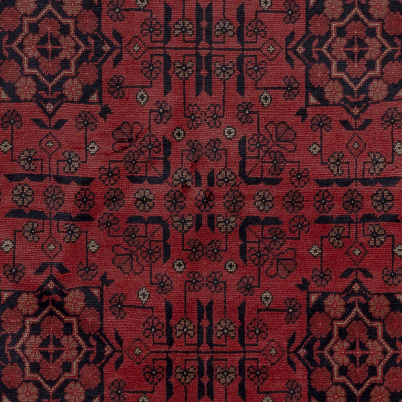 Afghan Rug - Kunduz - 195 x 149 cm - red