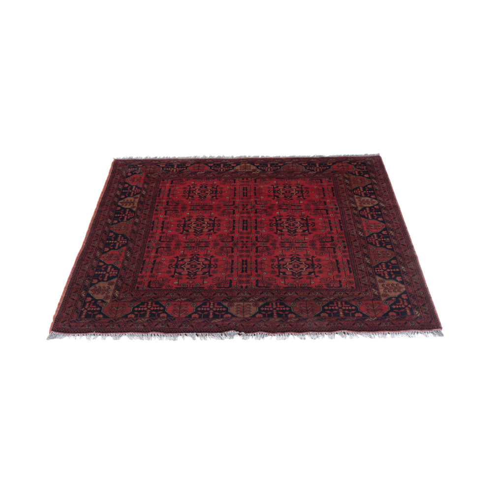 Afghan Rug - Kunduz - 195 x 149 cm - red