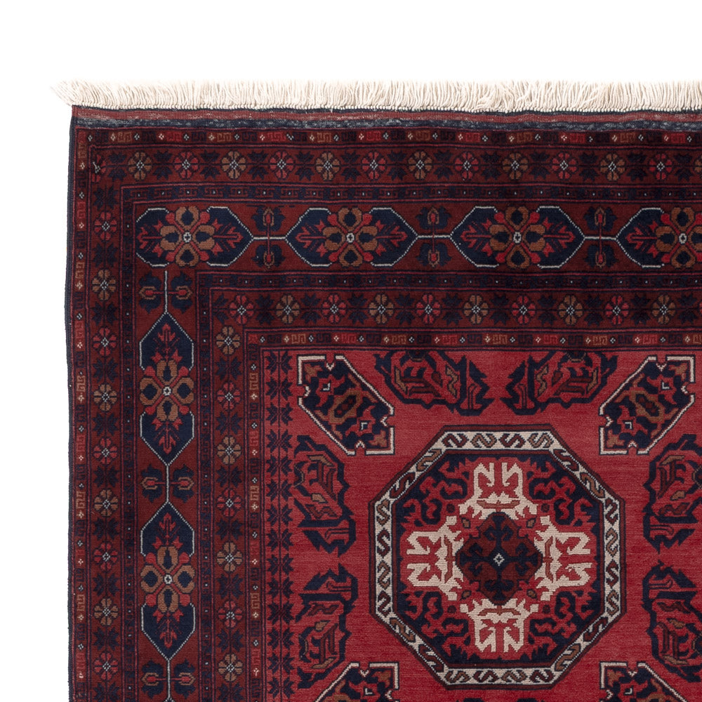 Afghan Rug - Royal - 198 x 151 cm - red