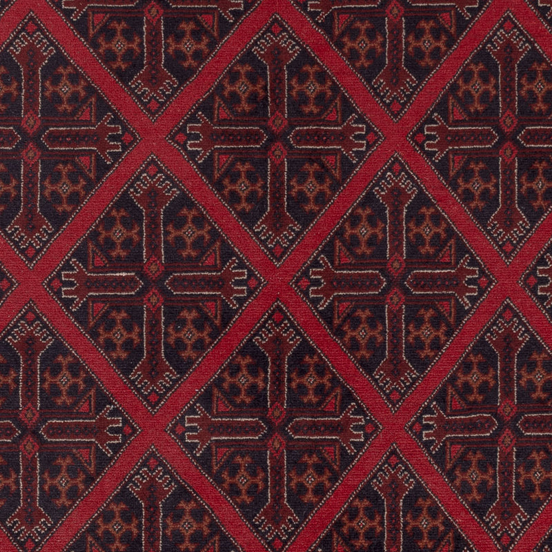 Afghan Rug - Kunduz - 302 x 203 cm - red
