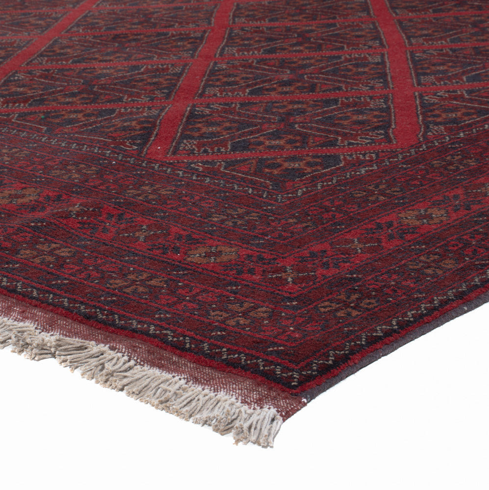 Afghan Rug - Kunduz - 302 x 203 cm - red