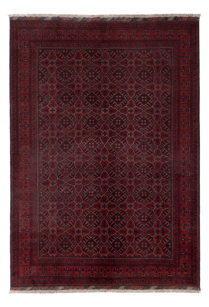 Afghan Rug - Kunduz - 292 x 200 cm - red