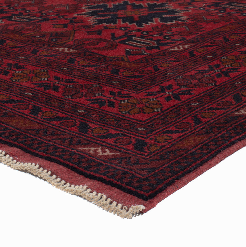 Afghan Rug - Kunduz - 293 x 199 cm - red