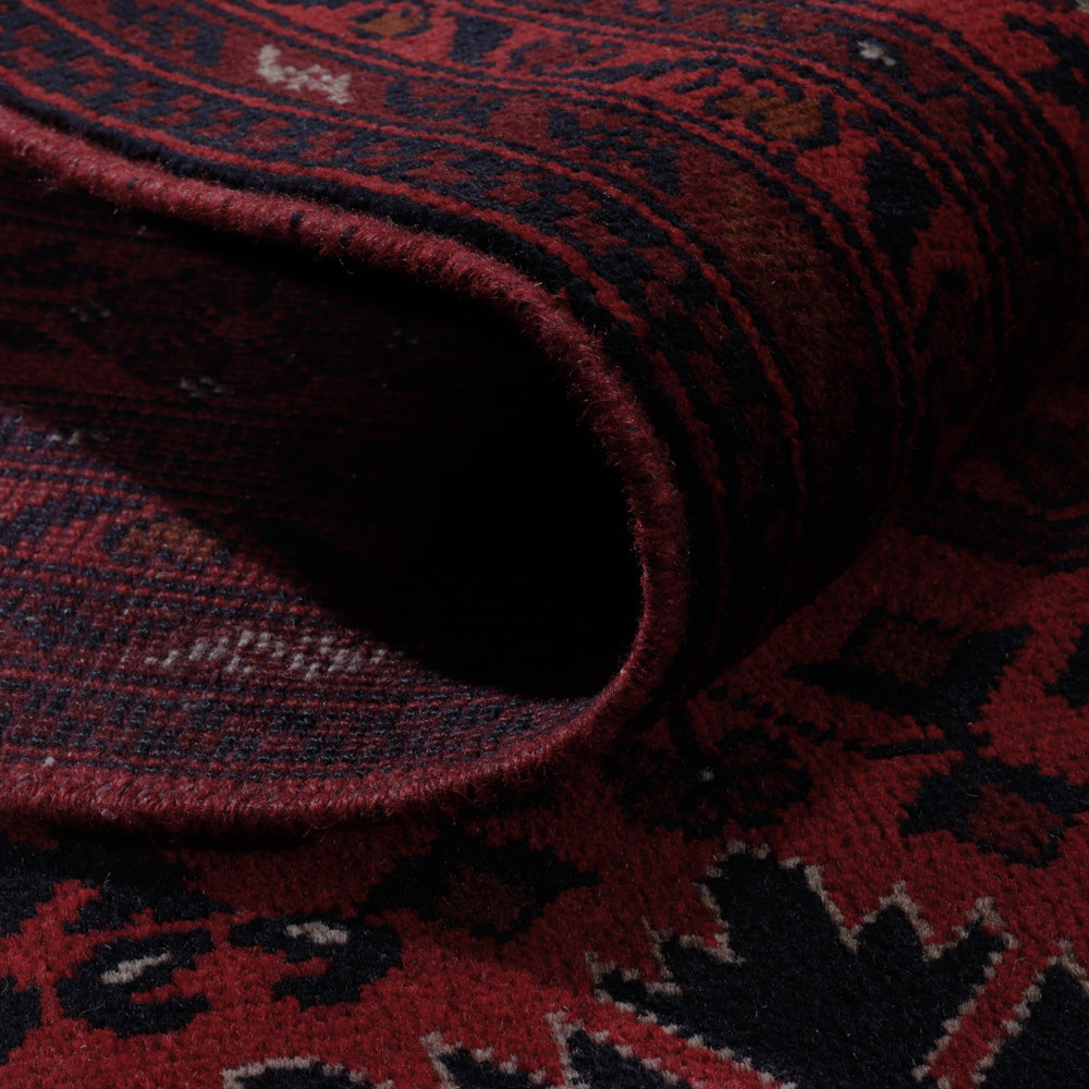 Afghan Rug - Kunduz - 293 x 199 cm - red