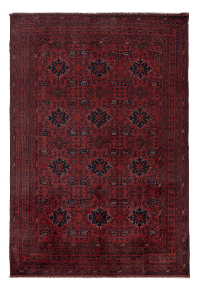 Afghan Rug - Kunduz - 294 x 199 cm - red