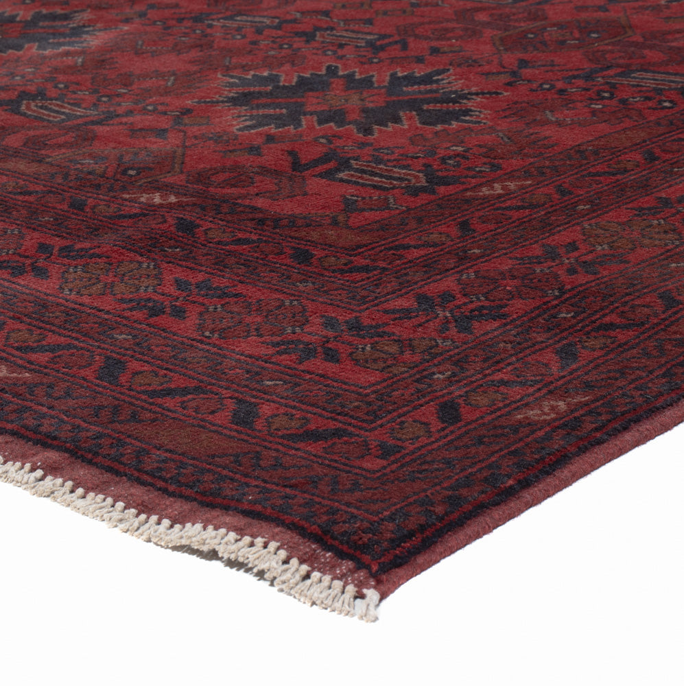 Afghan Rug - Kunduz - 294 x 199 cm - red