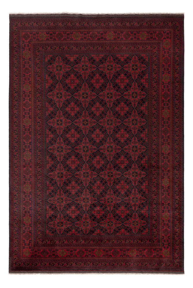 Afghan Rug - Kunduz - 295 x 197 cm - red