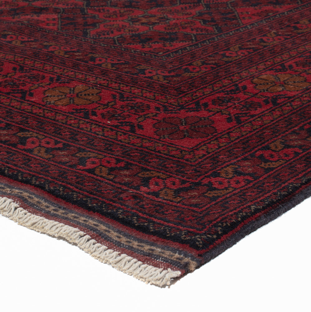Afghan Rug - Kunduz - 295 x 197 cm - red