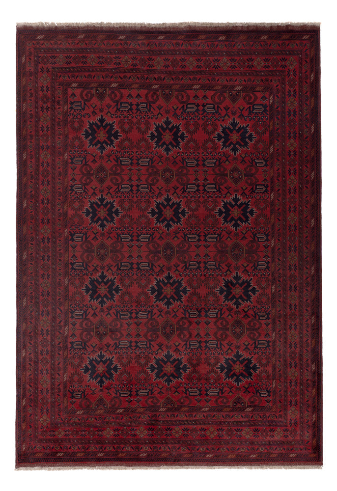 Afghan Rug - Kunduz - 289 x 200 cm - red