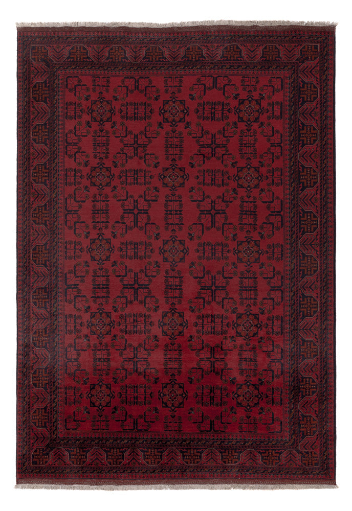 Afghan Rug - Kunduz - 284 x 200 cm - red