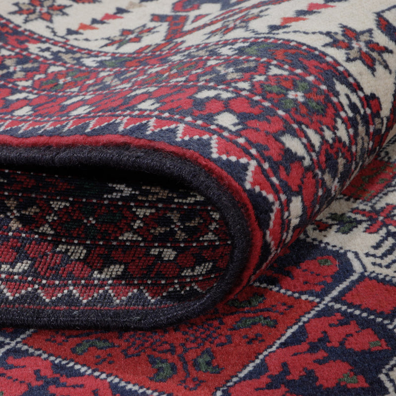 Afghan Rug - Kunduz - 289 x 200 cm - red