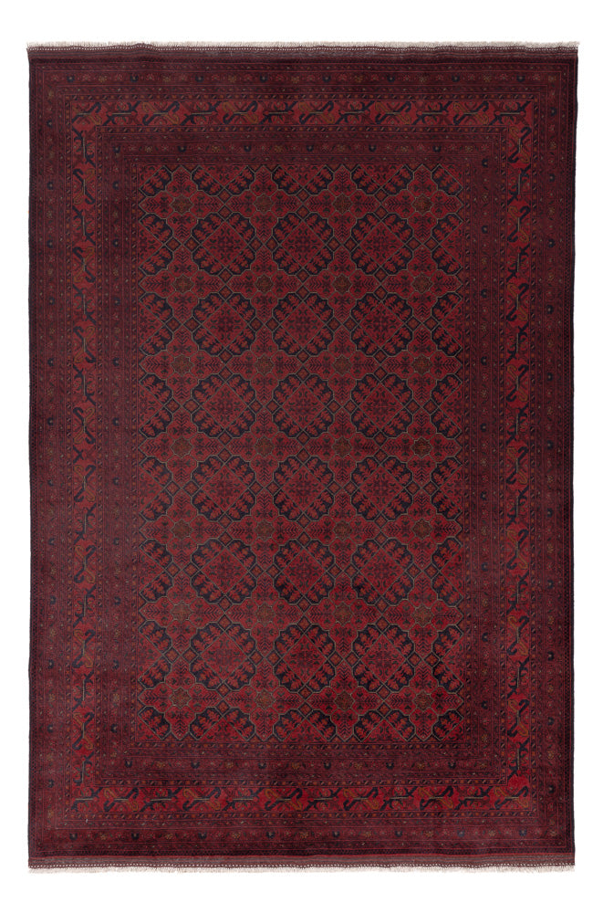 Afghan Rug - Kunduz - 296 x 200 cm - red