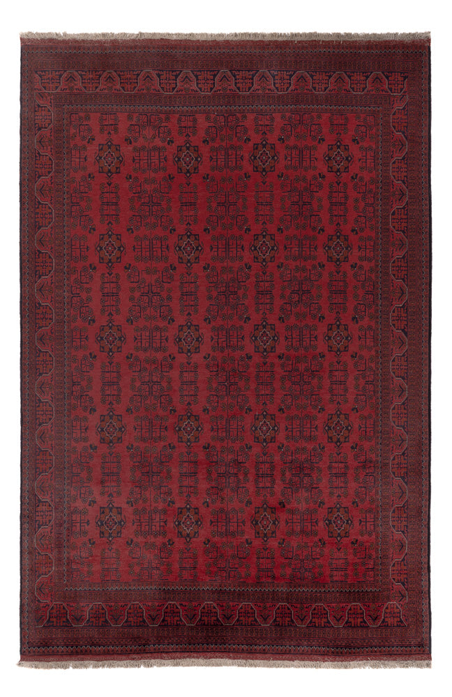 Afghan Rug - Kunduz - 294 x 195 cm - red