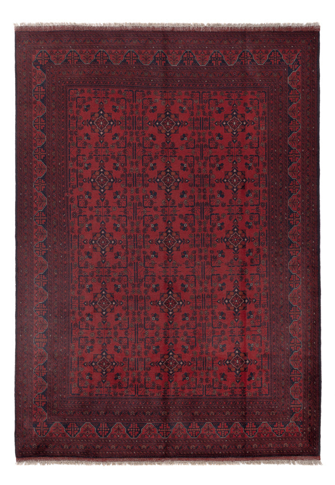 Afghan Rug - Kunduz - 300 x 205 cm - red