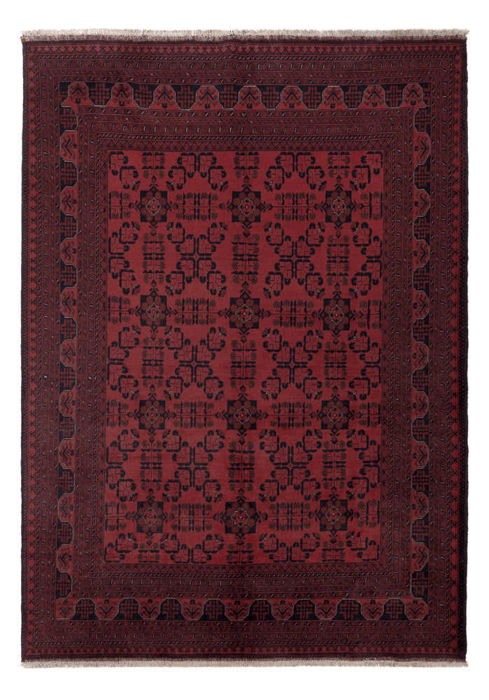 Afghan Rug - Kunduz - 292 x 205 cm - red