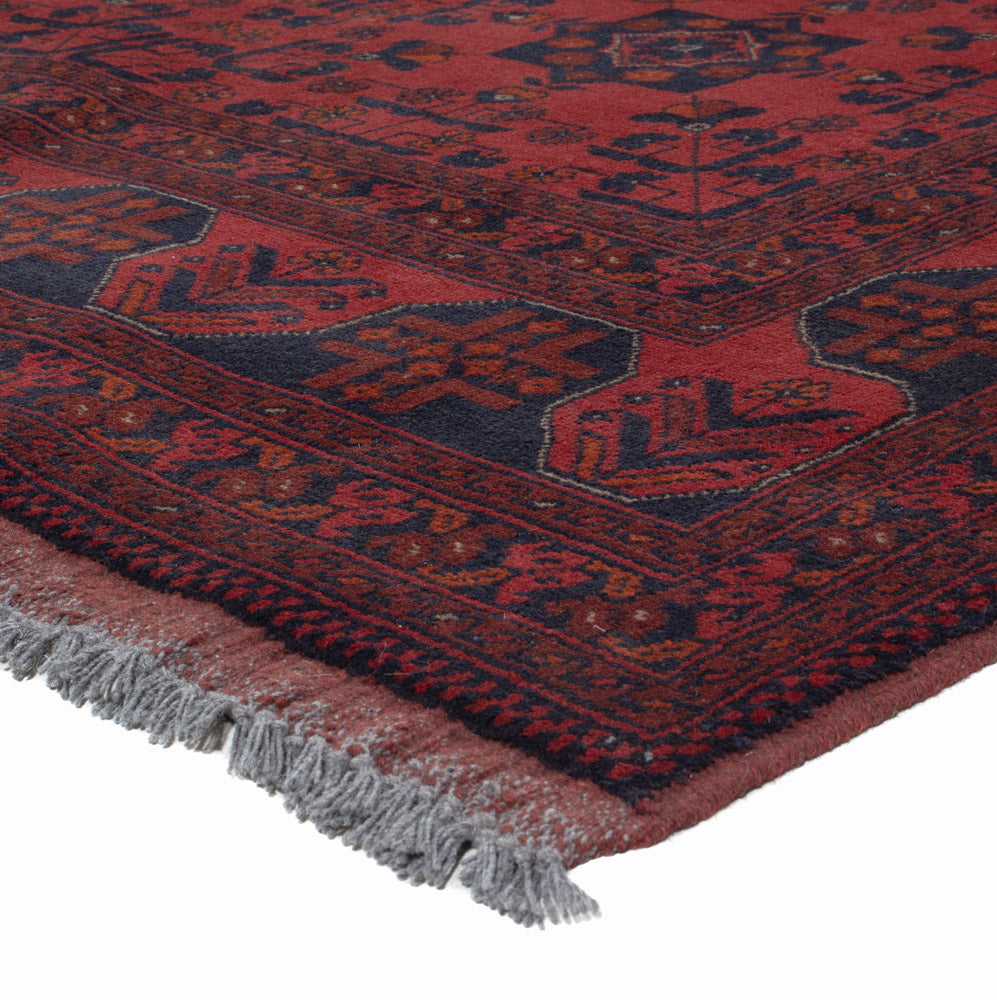 Afghan Rug - Kunduz - 294 x 207 cm - red