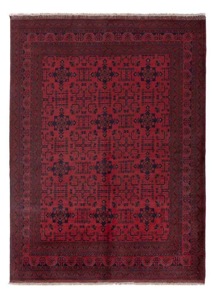 Afghan Rug - Kunduz - 285 x 208 cm - red