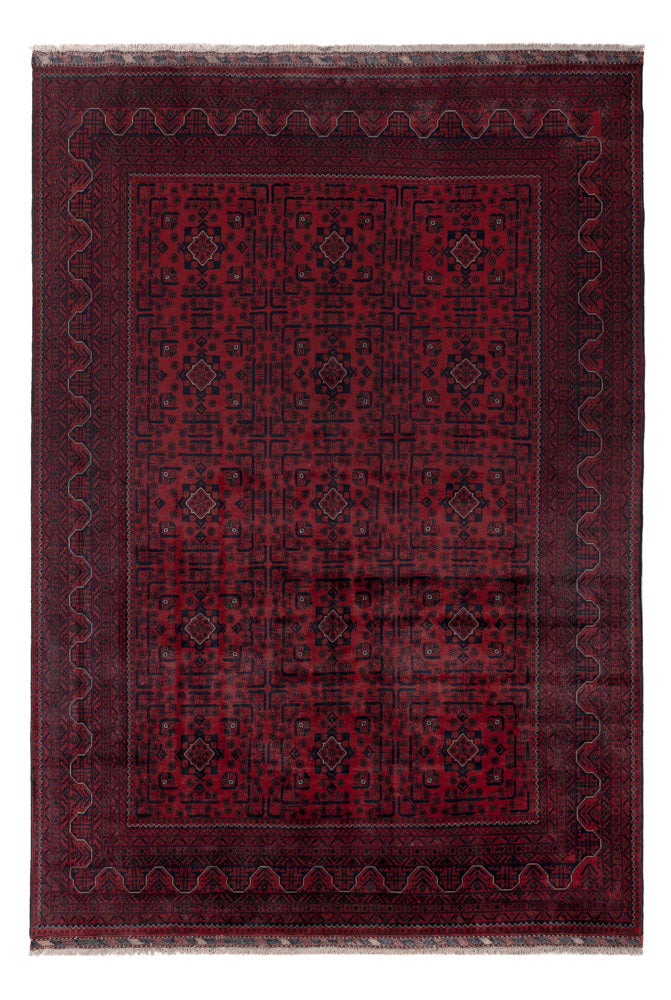 Afghan Rug - Kunduz - 288 x 200 cm - red