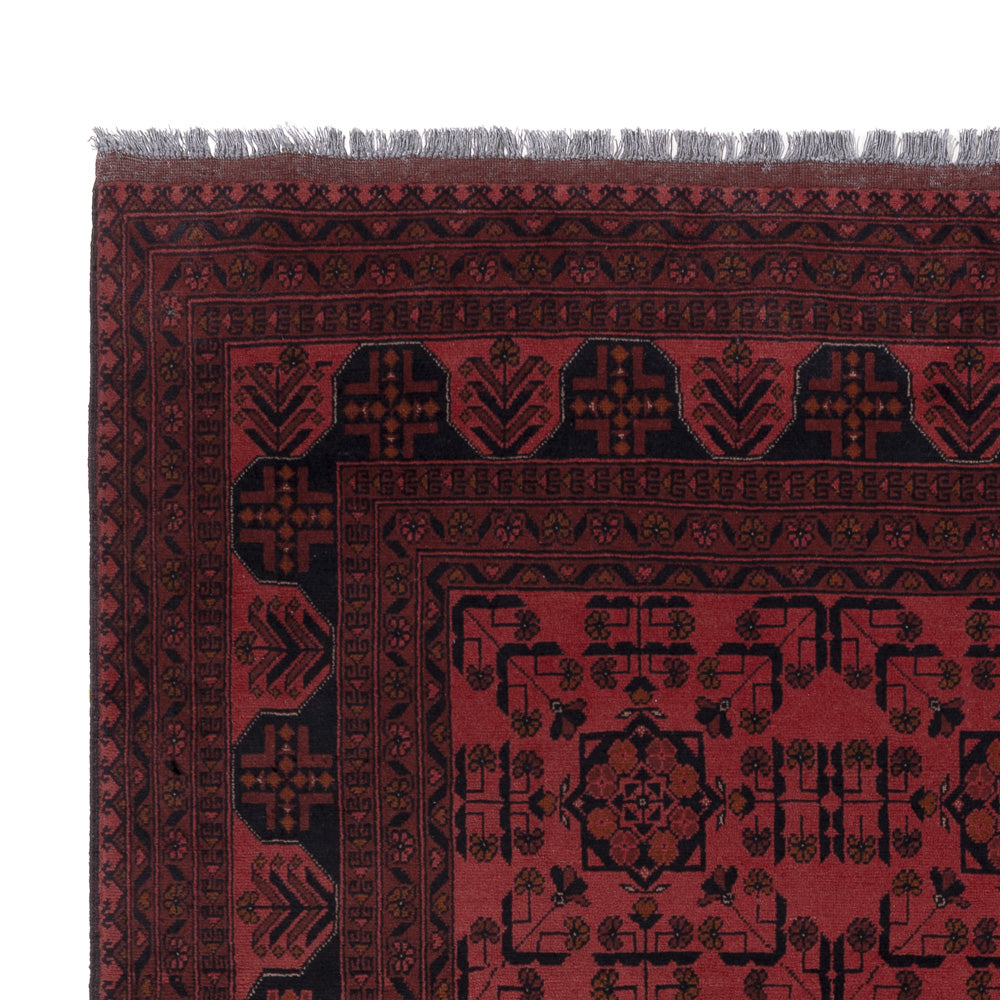 Afghan Rug - Kunduz - 292 x 196 cm - red