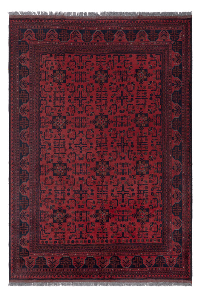 Afghan Rug - Kunduz - 285 x 199 cm - red
