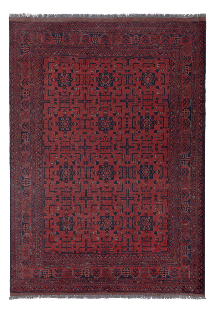 Afghan Rug - Kunduz - 287 x 203 cm - red