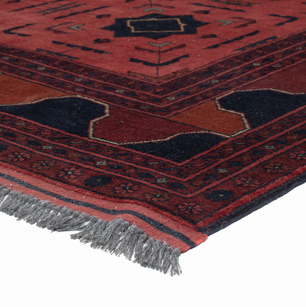 Afghan Rug - Kunduz - 295 x 204 cm - red