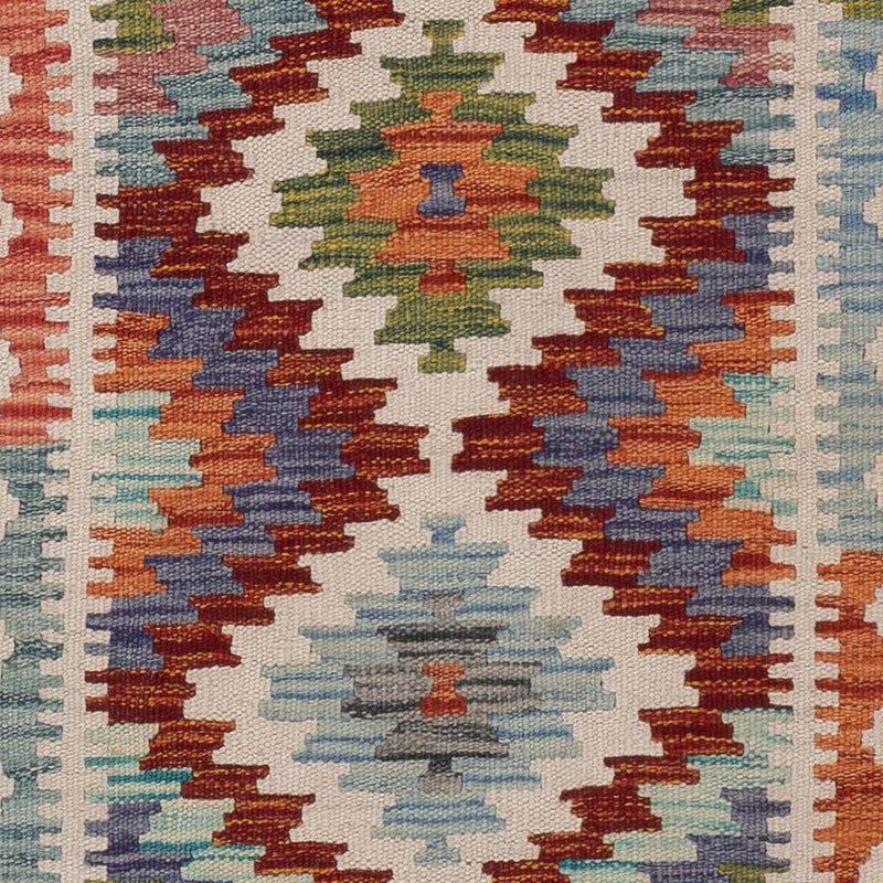 Runner Kelim Rug - Splash - 192 x 60 cm - multicolored