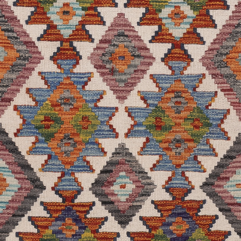 Runner Kelim Rug - Splash - 200 x 60 cm - multicolored