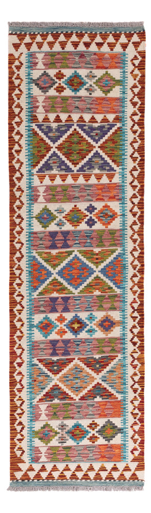 Runner Kelim Rug - Splash - 191 x 57 cm - multicolored