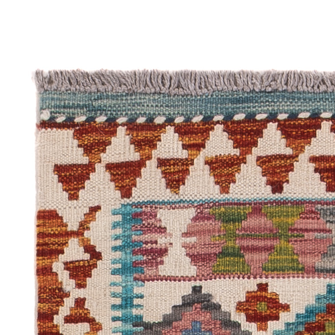 Runner Kelim Rug - Splash - 191 x 57 cm - multicolored