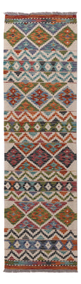 Runner Kelim Rug - Splash - 206 x 60 cm - multicolored